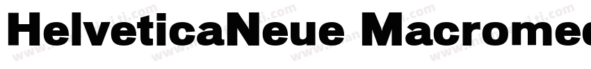 HelveticaNeue Macromedia Fontograph字体转换